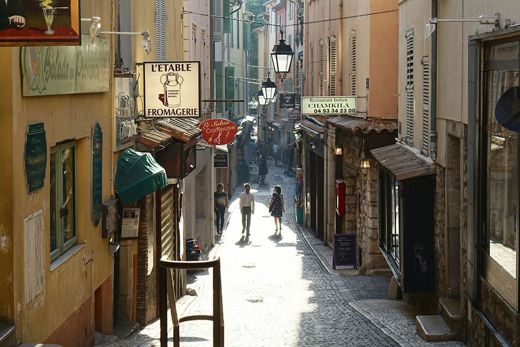 photo of antibes street