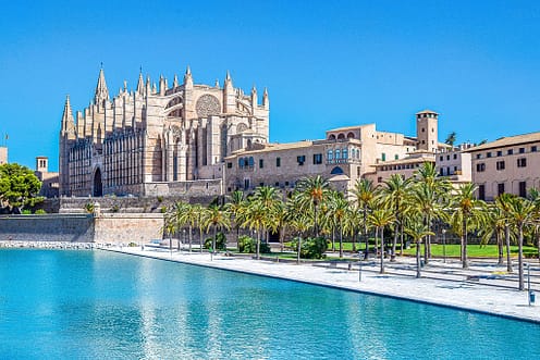 View of Palma de Mallorca Cathedral