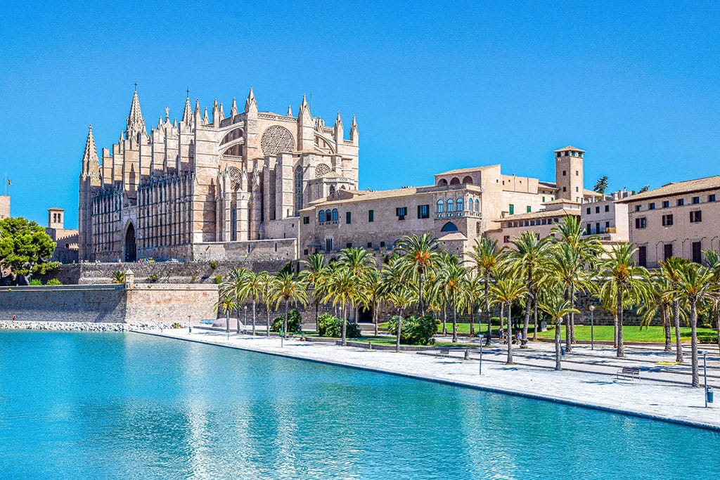 View of Palma de Mallorca Cathedral